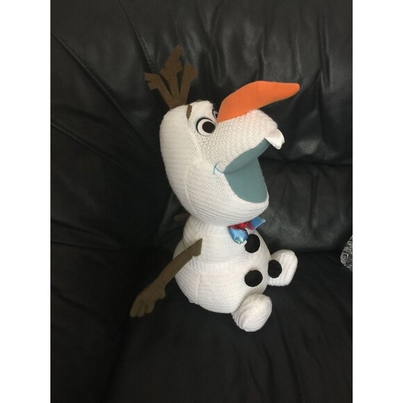 Disney Other - Disney Europe Frozen Olaf Crochet Snowman Plush Stuffed Doll Soft Toy Medium